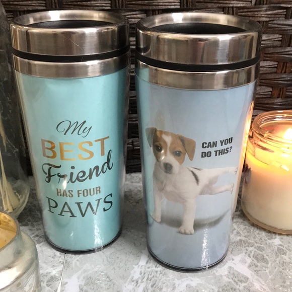 Brand New Dog Coffee Tumblers with lids-NEW‼️‼️‼️ - Picture 3 of 8